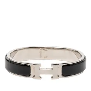 Pre-owned HERMÈS Iron Small Leather Goods Hermes Clic H PM Bracelet