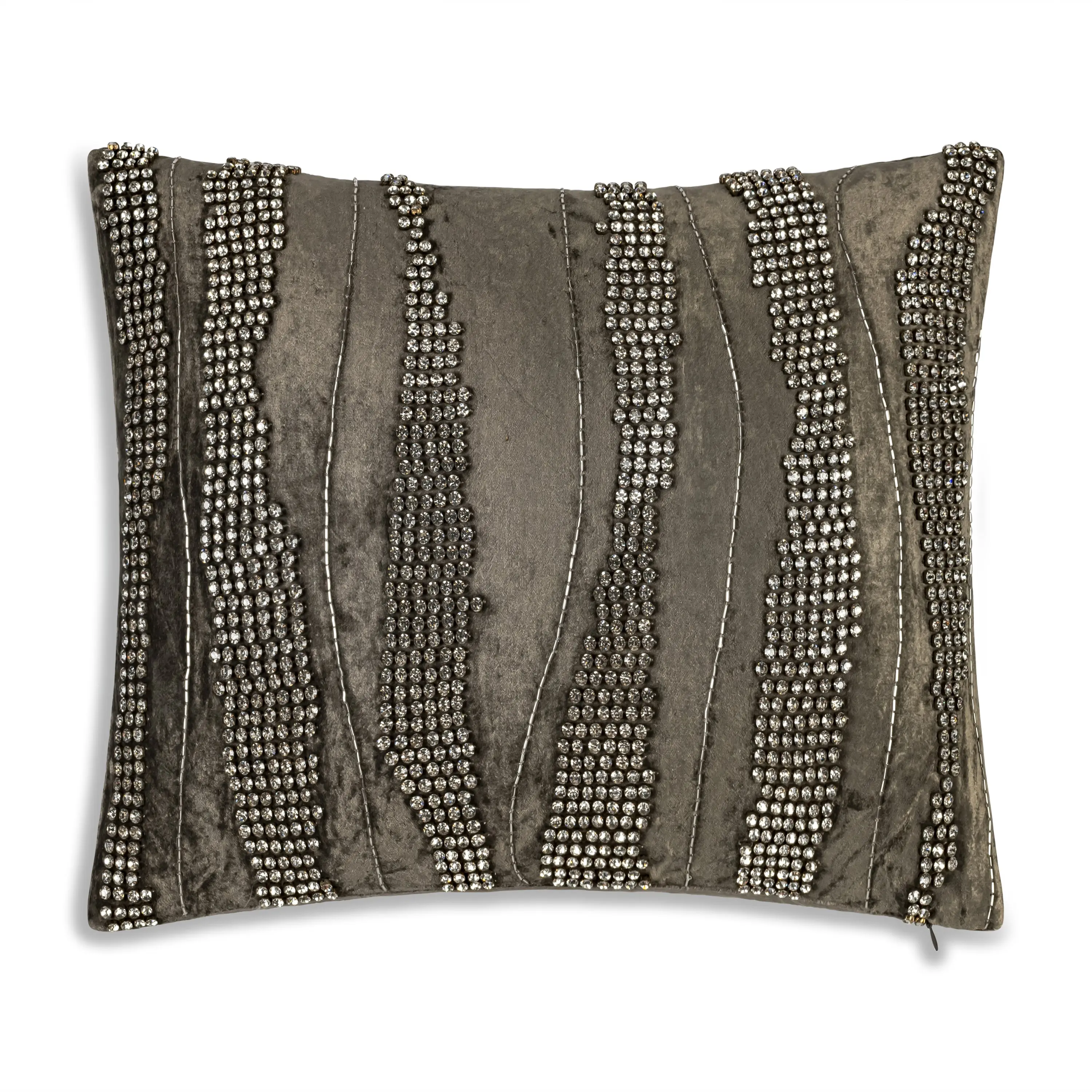 Christi Bedazzled Crystal Lumbar Pillow