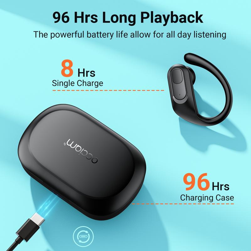 T9 TWS Wireless Earbuds: Bluetooth 5.3, 96Hrs Playback, Waterproof, LED Display - Ideal for Sports Audio Earphones Electronic Headset Headphone