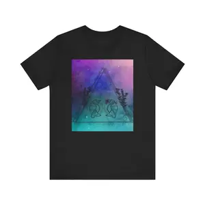 Taurus Trippy Galaxy Zodiac Short Sleeve Tee Cotton Fabric favorite shirts