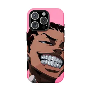 Boondocks Riley's Cartoon-Theme Durable Protective Phone Cases for iPhone 11-16 - Shockproof & Wear-Resistant Glossy Finish - Cool Gift for Easter, Christmas, Halloween, or Birthdays female beautiful couple