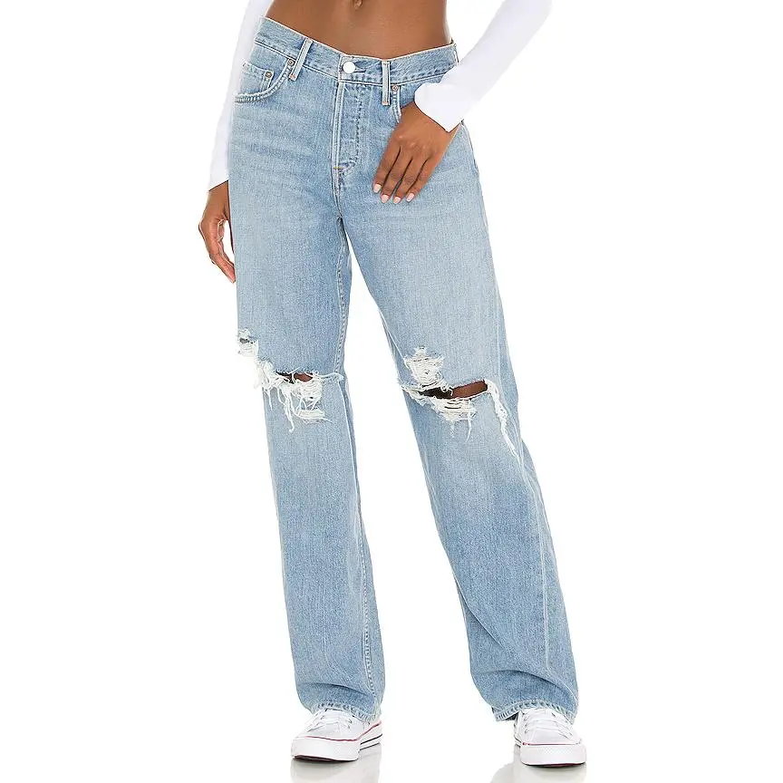 GRLFRND Bella Low Rise Boyfriend in Fairfax