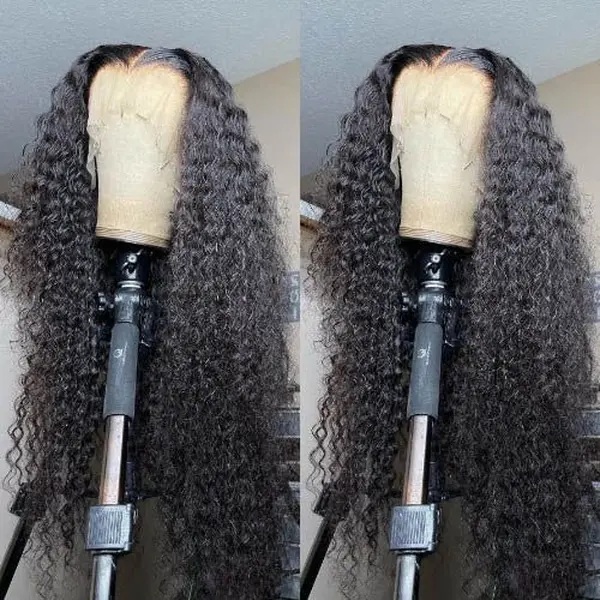 Bling Hair 13x4/13x6 Deep Wavy Human Hair Lace Frontal Wig - HD Transparent Lace, 22-22.5in Adjustable Cap, 13x4 Deep Wave, Can Be Used as Gifts for Weddings, Birthday Parties, #SohoChic#tiktokshopstockup