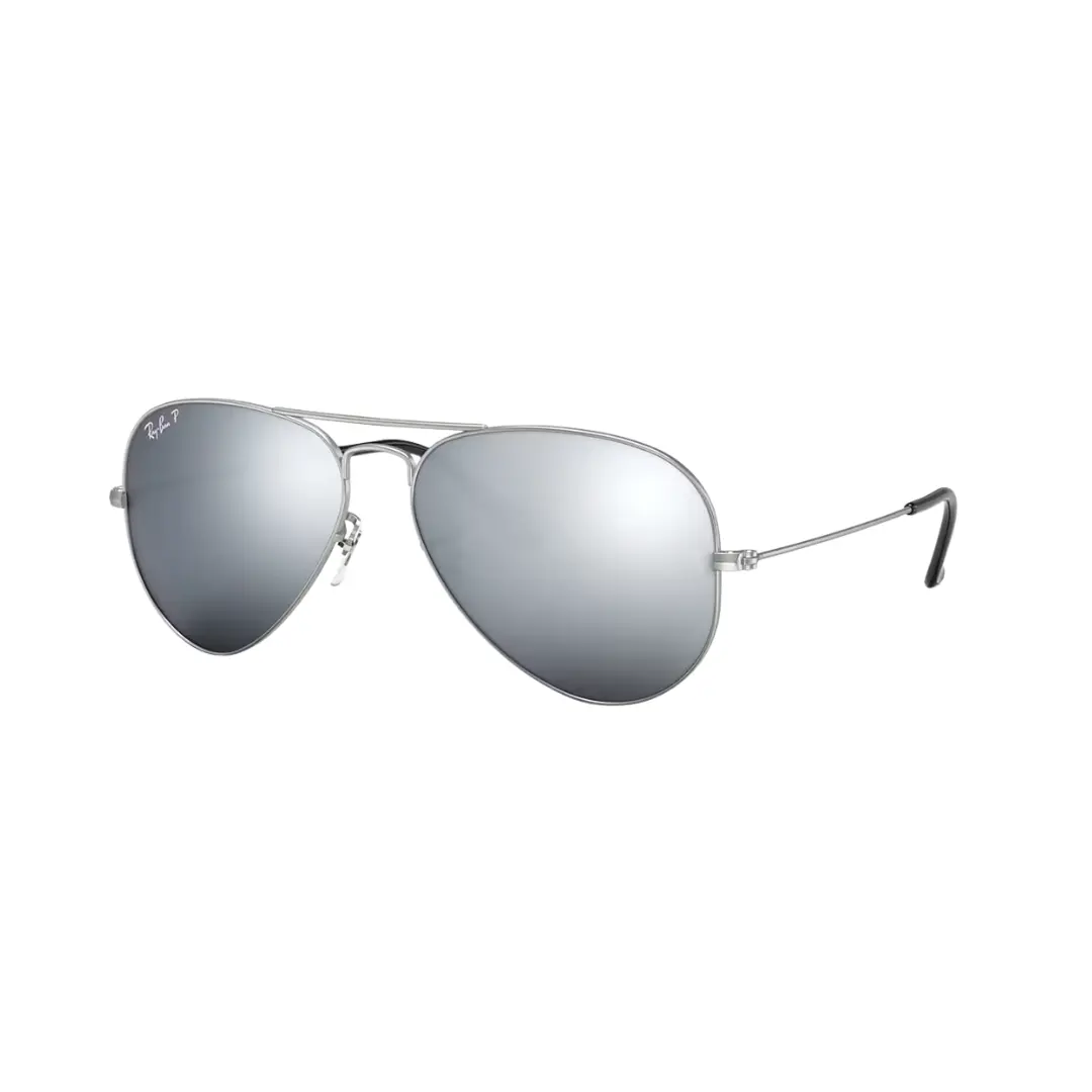 Pre-owned RB 3025 Aviator Large Metal Sunglasses