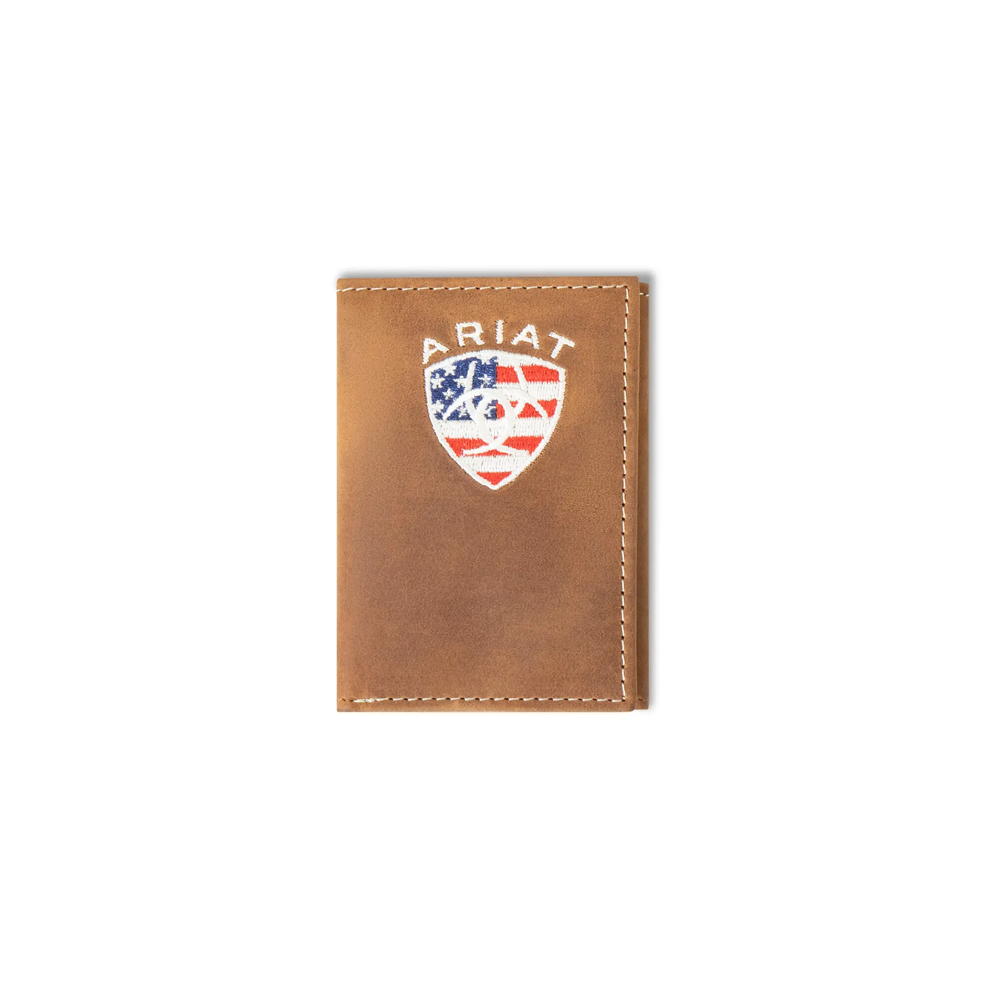 Men's Flag Shield Trifold Wallet Men's Flag Shield Trifold Wallet