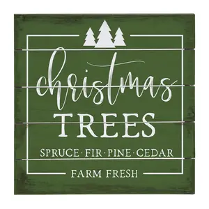 Sincere Surroundings 8" Christmas Trees Pallet Petite