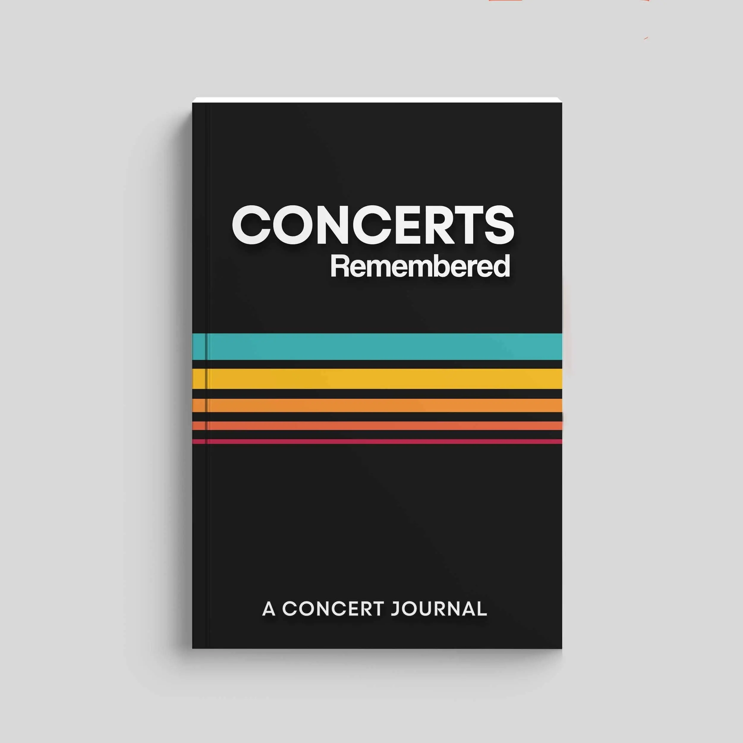 Concerts Remembered Journal - Paperback Edition | Record Insights from Concerts and Performances