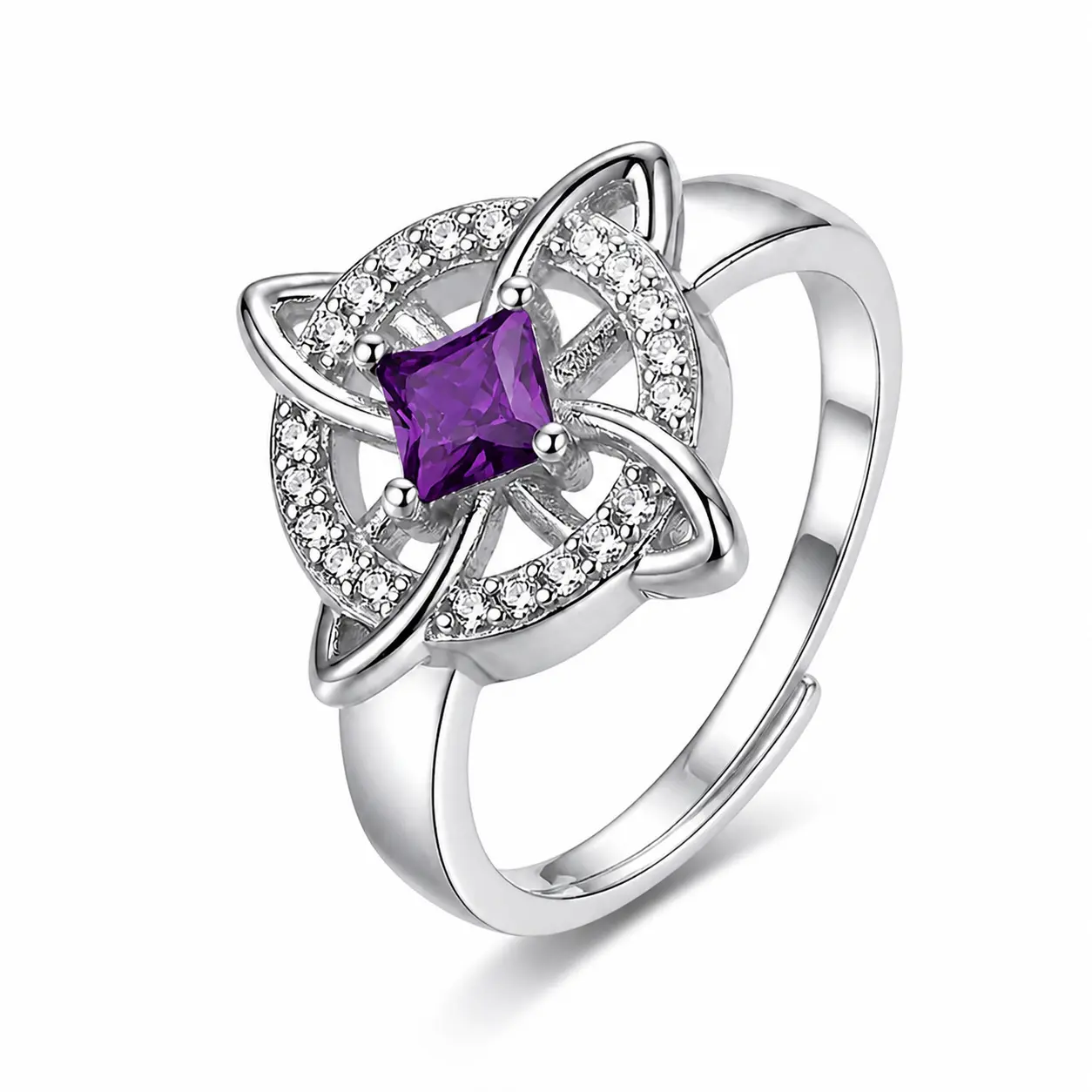 2. February : Amethyst Artificial Crystal
