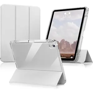 Tablet Case with Pen Slot, 2-in-1 Removable Tablet Cover, Auto Sleep/Wake Tablet Protective Cover Compatible with iPad