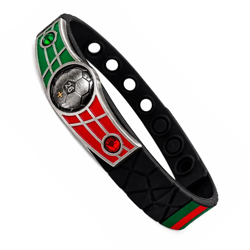 Portugal Soccer Bracelet - Adjustable Soccer Fan Wristband