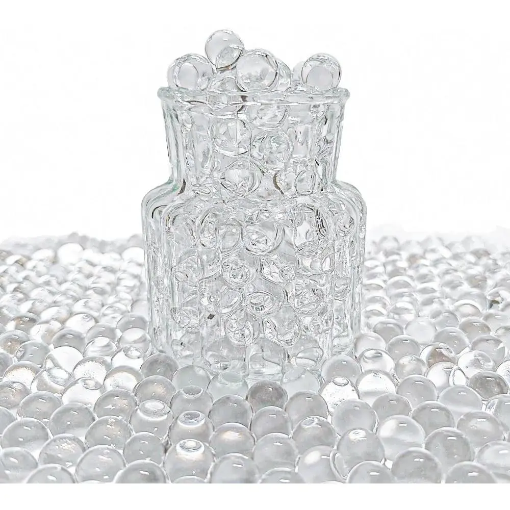 Vase  - Transparent Decorative Filler for Floral Arrangements & Modern  Decor