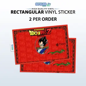 vegeta express rectangle vinyl sticker vegeta express rectangle vinyl sticker