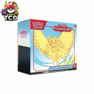 Pokemon Paradox Rift ETB (Roaring Moon) - (snag 9 packs inside)