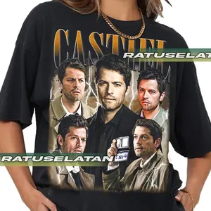 Limited Castiel Vintage T-shirt, Gift For Woman and Man Unisex T-Shirt