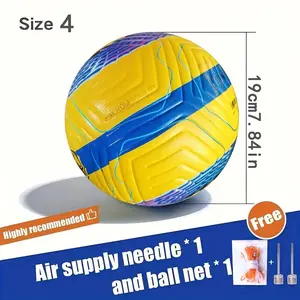 Standard Size 5 Size 4 Soccer Ball Professional Outdoors Sports Match Balls Training Seamless Football High Quality PU Material