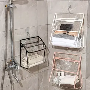 Hanging Storage Bag for Swimsuits, Bathroom Organizer, Ideal for Storing Dry Cleaning Tools, Wall-Mounted Phone Holder, Clothing Storage Bag