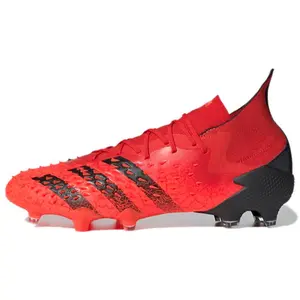 Adidas Predator Round Lace FG Firm Ground Natural Grass Men's Football Cleats with Durable Breathable Design Trending Shoes, House White Official Shoes to Get / Maison Mihara