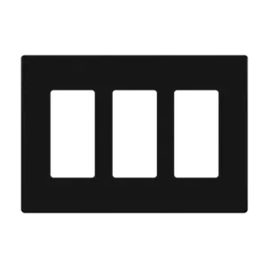 Enerlites Antimicrobial Screwless Decorator/GFCI Three-Gang Wall Plate Mid-Size