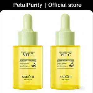Green Tangerine Vitamin C Face Serum, 5 in 1 Active VC+, Skincare for Glowing, Moisturizing, Pore Care - Hydration & Nourishing Facial Essence