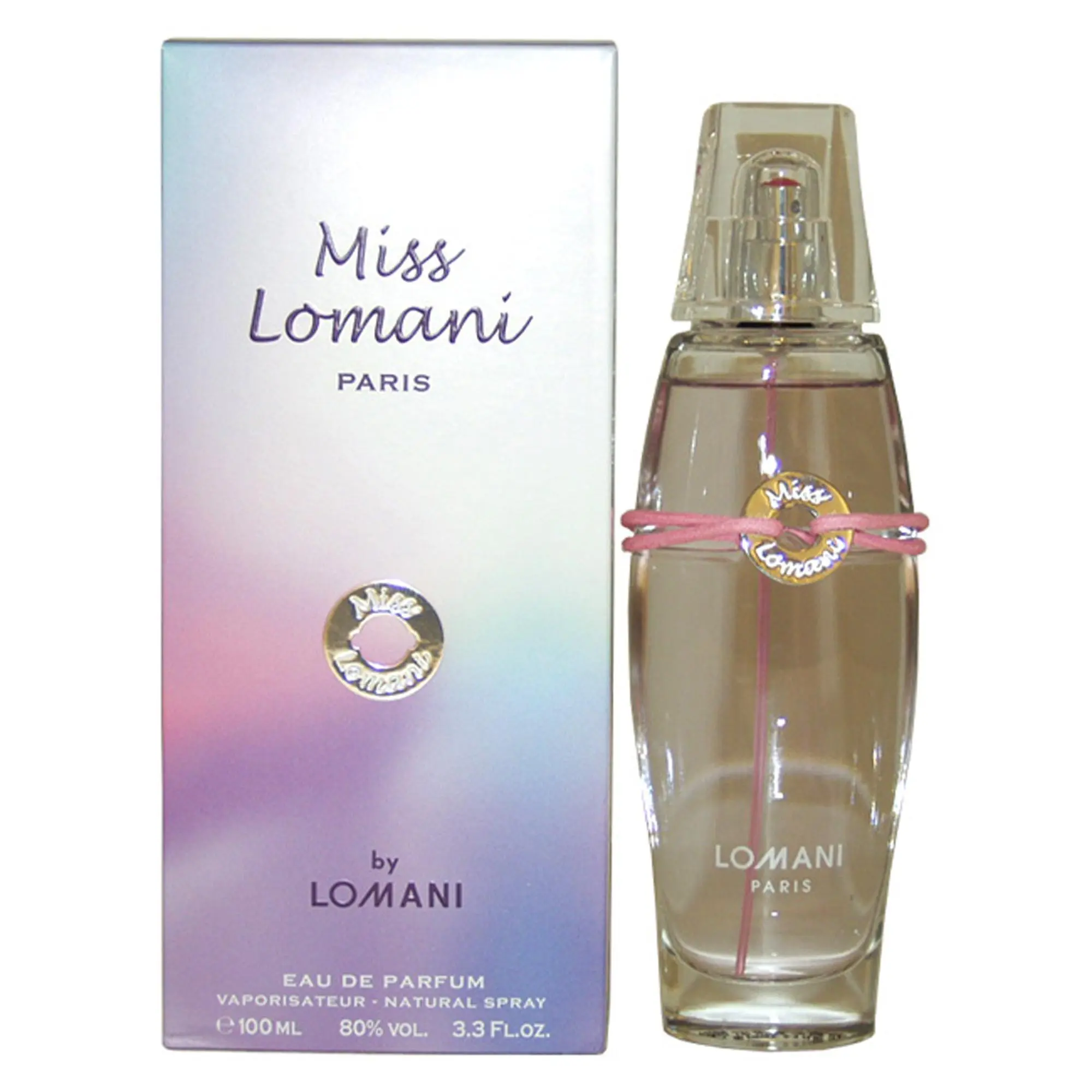 Miss Lomani Classic Refined Long-Lasting EDP Spray for Women, 3.4oz Single Bottle by Lomani