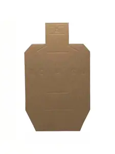 Ipsc Standard Size Three-Layer Corrugated Paper Target, Special Police Forces Training Use, Ideal for Outdoor Tactical Shooting Practice
