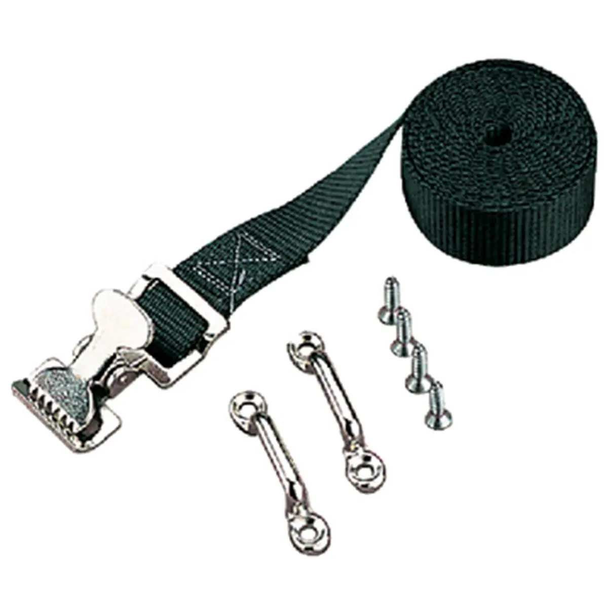 Sea Dog 359995-1 Gas Tank Strap Kit for Sailing Portable Tanks, High Quality 6' Nylon Webbing Strap with 304 Stainless Steel Buckle Metal Hardware, For Portable Tanks
