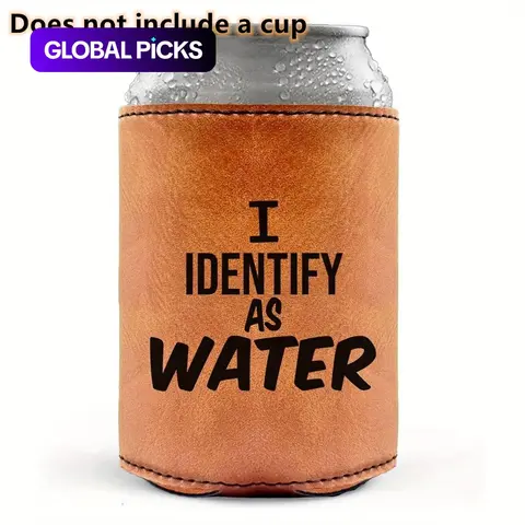 Birthday Gifts for Men, Premium Engraved Faux Leather Beer Can Cooler, Foam-Lined Drink Protector, Beverage Protector, Ideal Dad Birthday or Retirement Gift #GLOBAL PICKS