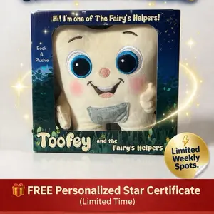 Turn Your Child’s Lost Tooth Into a Star in the Sky | Toofey️ & The Fairy’s Helpers Book + Plush Gift Set