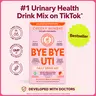 Cheeky Bonsai Bye Bye UTI Drink Mix, Cranberry & D-Mannose Urinary Tract Health Supplement for Women, Electrolyte Hydration Powder Packets with Vitamin C & B6, Strawberry Lemonade Flavor, 10 Count