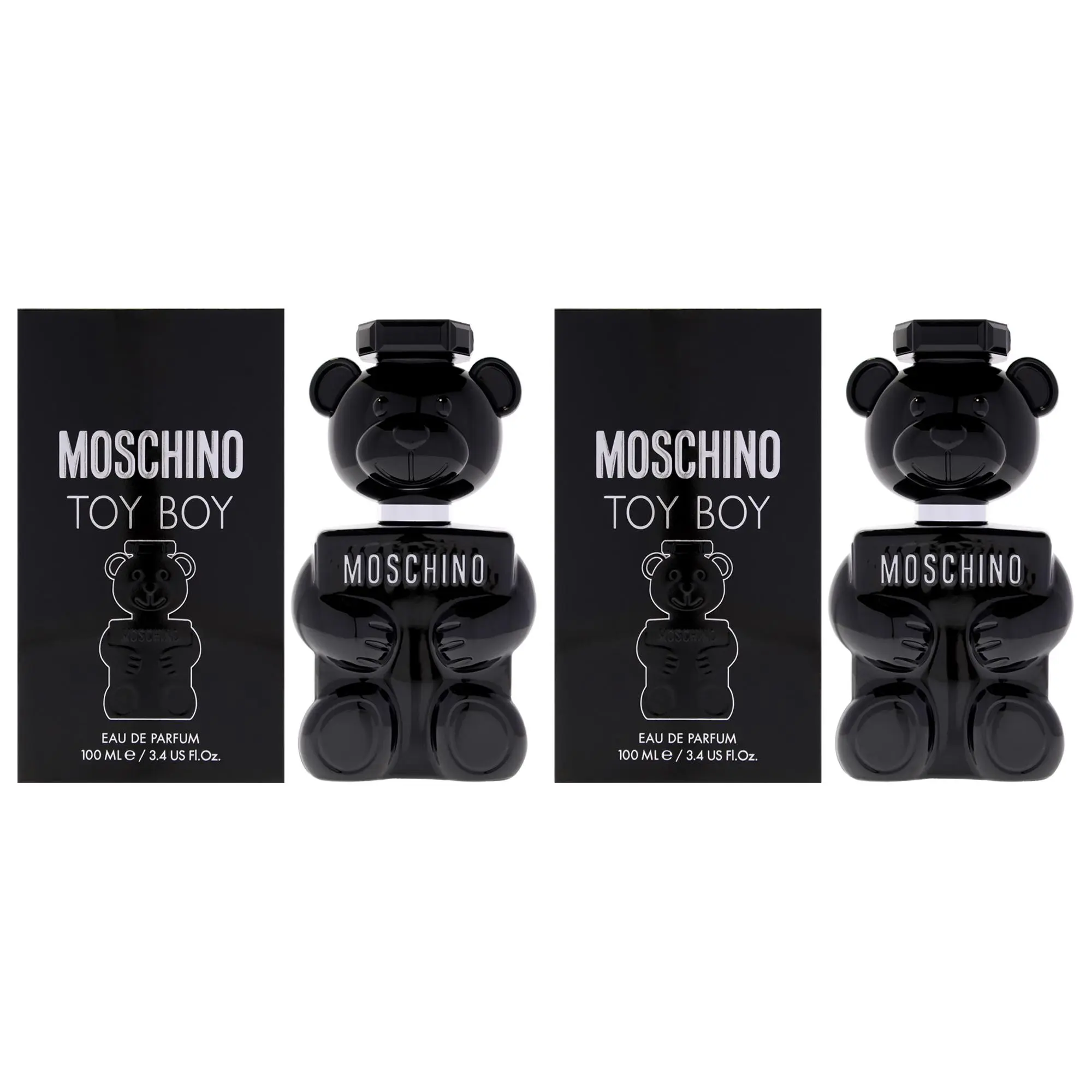 Moschino Toy Boy Playful Distinctive EDP Spray for Men - 3.4 oz (100ml) - Set of 2, Unique Gifts (Beauty & Personal Care Fragrance)
