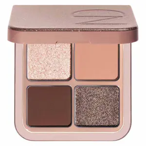 Luxe Glam Compact Quad Eyeshadow Palette - Nude Nude