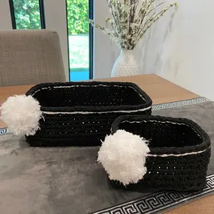 Crocheted Baskets Plastic