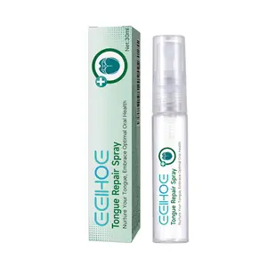 2PCS EELHOE Tongue Repair Spray Repair Tongue Whitening To Relieve Dry, Cracked And Swollen Tongue Oral Care Spray