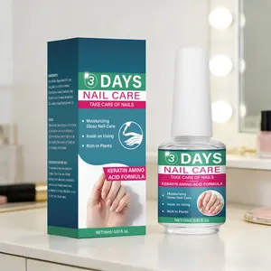 3 Days Nail Care Formula with Keratin Amino Acid & Aloe for Superior Nail Nourishment 16ml Bottle for Healthy Nails Manicure