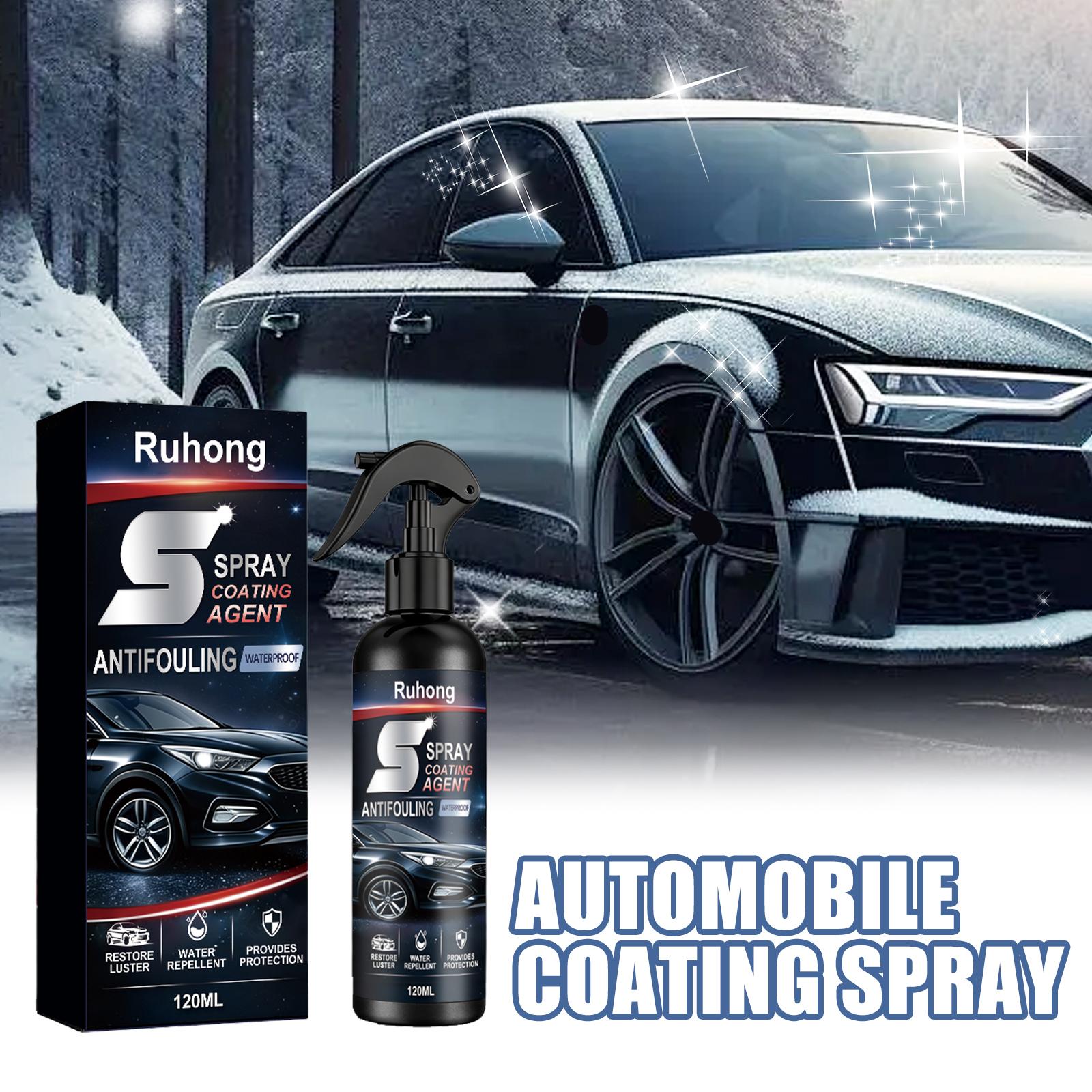 Automobile Quick Ceramic Paint Surface Coating Anti-Fouling Spray 120ml - Ultra-Gloss And Brightness - Extremely Strong Anti-Fouling And Hydrophobic Properties - Unparalleled Smoothness - Ceramic Spray Coating