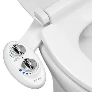 LUXE Bidet NEO 120 - Rear Wash, Self-Cleaning Nozzle, Fresh Water Non-Electric Bidet Attachment for Toilet Seat, Adjustable Water Pressure