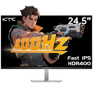 KTC 25'' FHD 1080P OC 400Hz Fast IPS Gaming Monitor, 1080P  Native HDMI 2.0 240Hz, DP 1.4 360Hz, DP Overclocked 400Hz, HDR400 Computer Monitor, FreeSync/G-Sync Compatible, GTG 1MS, Display Port x2 HDMI x2, VESA, Tilt Adjustable, H25X7