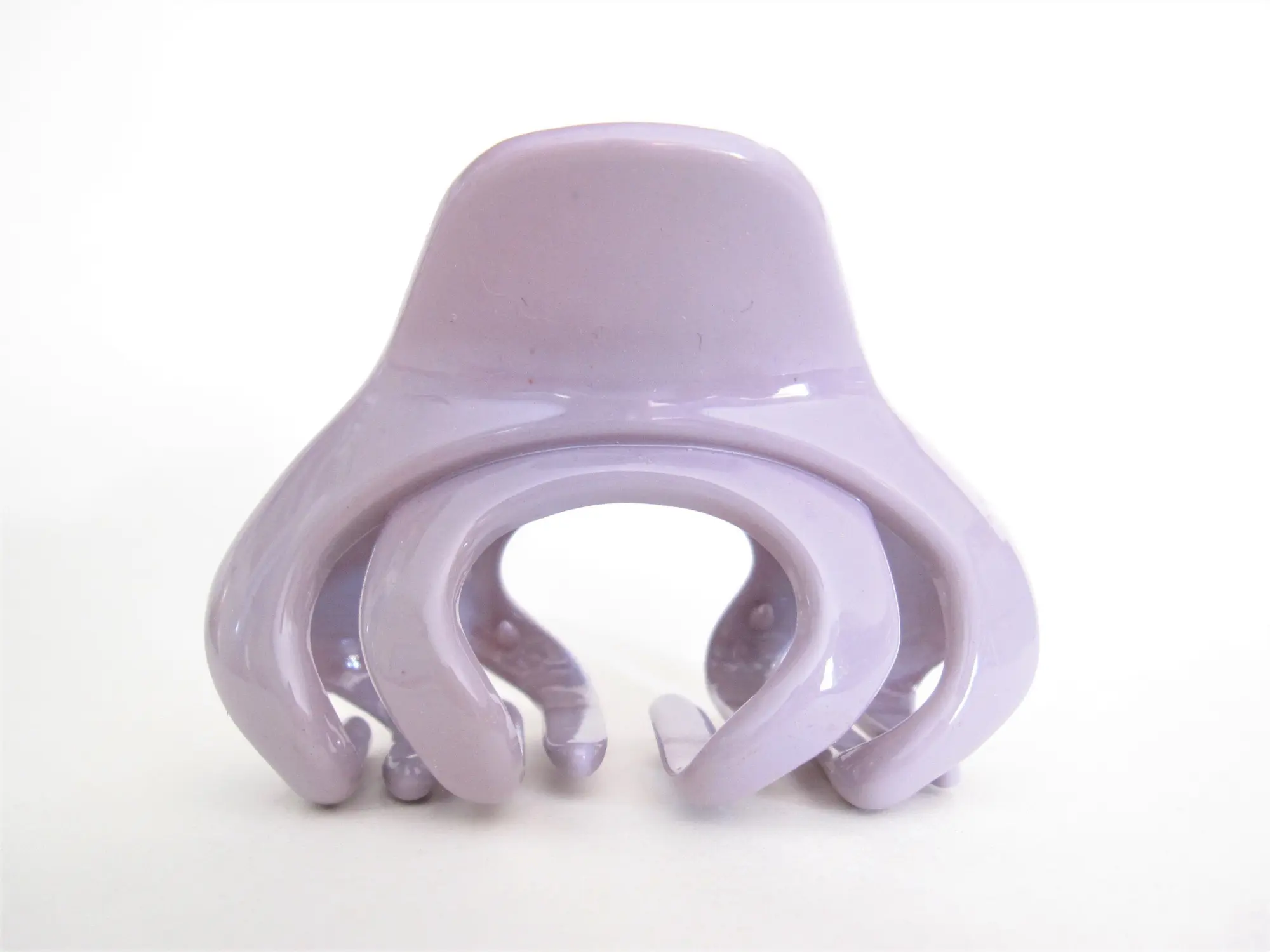 Lavender purple octopus hair claw clip for thick hair