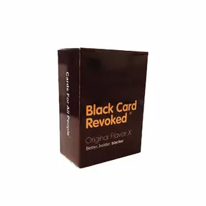 Black Card Revoked board game cards, tabletop games, a couple's party strategy and leisure card game, a fun card game suitable for relaxing and bonding after dinner, family fun game, a gift prepared for Christmas and Valentine's Day