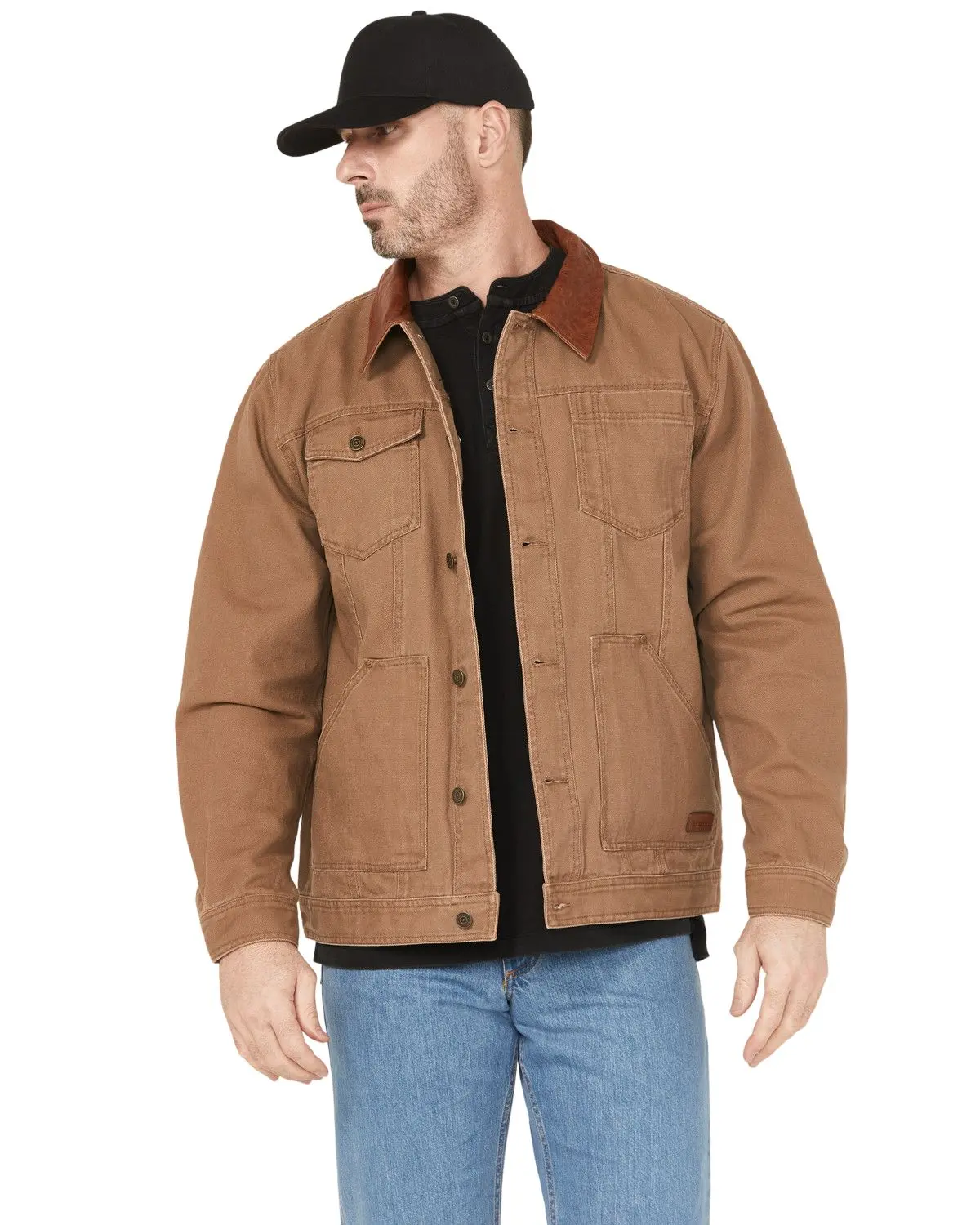 Thorogood Men's Men'S Canvas Button-Down Trucker Jacket - Tg206138-Otte