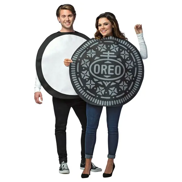 Oreo Cookie Couples Adult Costume