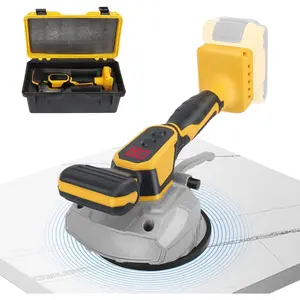 Tile vibration tool for  20V , tile vibration leveling machine with 8 Speed, Suction Cup, Digital Display,Max 25000r/Min, 150W Tile Suction Cup Tool for Floor Wall (Tool only)