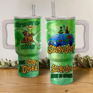 Popular Scooby-Dog Roll Scooby A Doobie Halloween Horror Tumbler 40oz - Horror Movie Lover’s 40oz Tumbler 2025 – Best Design Stainless Steel Insulated Drinkware with Straw. - Limited Stock
