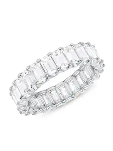 1 Piece Fashion Rhinestone Decorated Double Layered Cluster Ring, Stackable Finger Rings for Women & Girls, Fashion Jewelry for Party, Daily Clothing Decor, Trendy All-match & Exquisite Jewelry for Birthday Gift