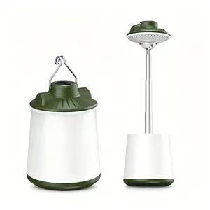 ZANOID Rechargeable Tent Lantern with Telescopic Stand, Rotatable LED Light Source, Hanging Camping Lamp for Outdoor, Patio, Emergency, Fishing & TravelLED Light Source, Hanging Camping Lamp for Outdoor, Patio, Emergency, Fishing & Travel