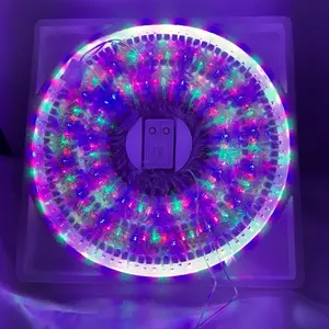 Musical Christmas Lights,300 Lights 50ft Plays Classical Holiday Songs, Mini Bulb String Lights for indoor Christmas Tree Garden Party Garland Decor Multi color