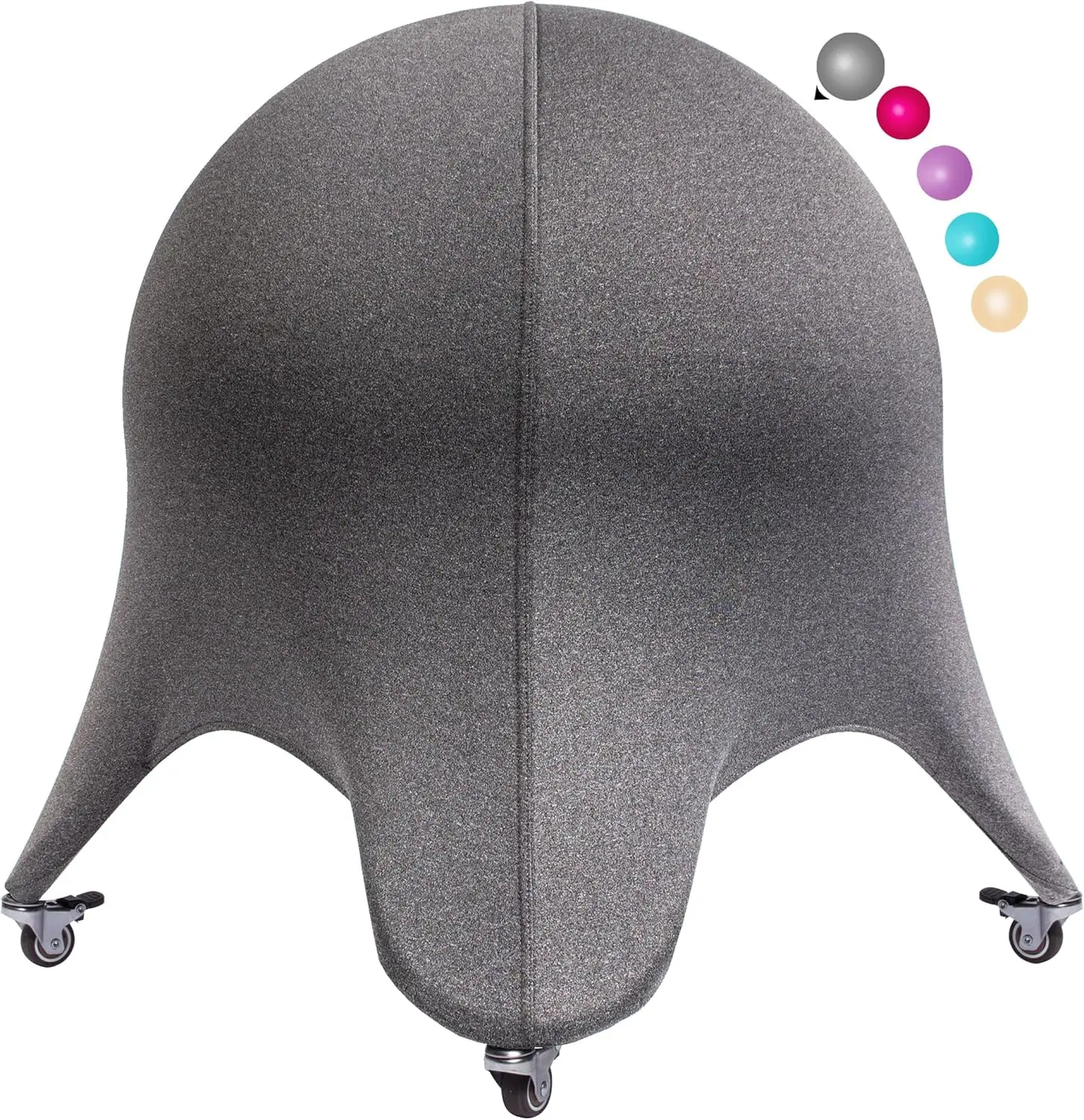 ENOVI Original Starfish Ball Chair, Yoga Ball Chair Exercise Ball Chair Ergonomic Design for Home Office Desk, Stability Ball & Balance Ball Seat