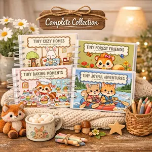 Complete Collection | Tiny Tails Studio - Pocket-Size Coloring Books to Slow Down Anywhere