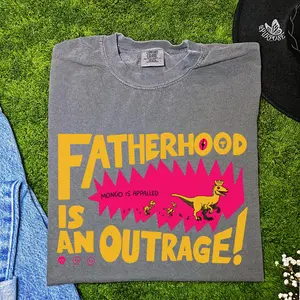 Comfort Colors Dungeon Crawler Carl Fatherhood Shirt, Funny Mongo Dad Tee, LitRPG Book Lover Gift, Father’s Day Unisex Cotton T-Shirt