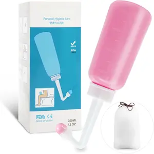 Peri Bottle for Postpartum Care,12 OZ Perineal Bottle Postpartum Essentials Upside Down Peri Bottle for Perineal Recovery and Cleansing After Birth